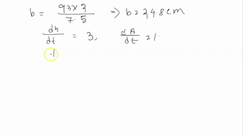 the-altitude-of-a-triangle-is-increasing-at-a-rate-of-1-centimetersminute-while-the-area-of-the-triangle-is-increasing-at-a-rate-of-15-square-centimeters-minute-at-what-rate-is-the-base-of-t-19186