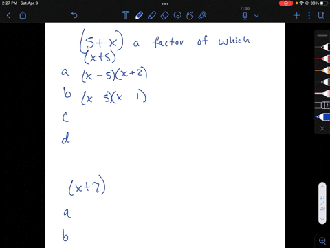 13-5-x-is-a-factor-of-which-trinomial-0-x2-3x-10-0-x-4x-5-0-xzx-10-x2-3x-10-none-of-these-14-x-7-is-a-factor-of-which-trinomial-o-x2-16x-63-0-x-16x-63-x2-12x-28-x2-20x-21-none-of-these-28244