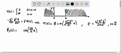 5-a-particle-in-an-infinite-square-well-0-vx-for-0-x-a-c-for-x-0-and-x-a-is-in-the-znd-excited-state-ie-the-particle-is-in-the-state-with-n-3-wavefunction-w-and-energy-eg-what-is-the-probabi-49127