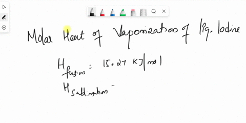 the-molar-heats-of-fusion-and-sublimation-of-molecular-iodine-are-1527-and-6230-mathrmkj-mathrmmol-2-74224