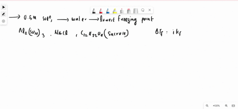 which-of-the-following-05-m-solutions-prepared-in-water-would-have-the-lowest-freezing-point-al2so43-nacl-c12h22o11-sucrose-51875