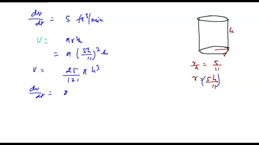 SOLVED: point) Suppose that water is pouring into a swimming pool in ...