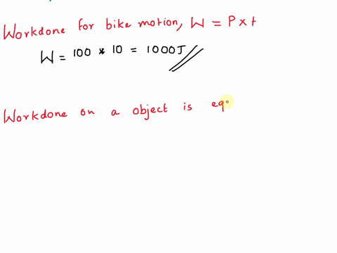 a-bicyclist-expends-500-w-of-power-100-w-of-which-actually-goes-into-the-bikes-motion-400-w-produces-waste-heat-the-bike-has-mass-of-10-kg-which-includes-its-two-wheels-of-15-kg-each-all-the-49615