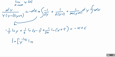 consider-the-differential-equation-dydxyy1y5-the-differential-equation-has-an-equilibrium-solution-at-y0-at-y1-and-at-y-the-third-equilibrium-in-that-list-can-be-classified-as-stable-if-yx-is-the-solu