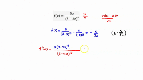 suppose-that-fx-5x3-5x5-find-an-equation-for-the-tangent-line-to-the-graph-of-f-at-x1