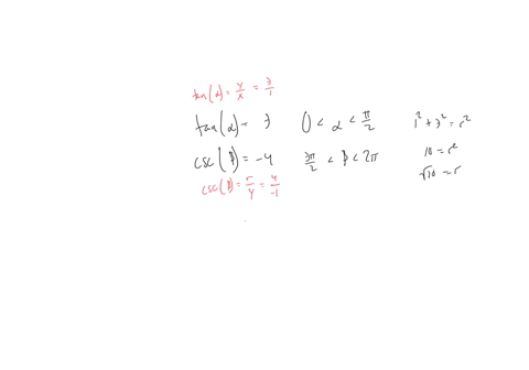 if-tan-alpha30alphafracpi2-and-csc-beta-4-where-beta-is-in-quad-iv-use-identities-to-find-cos-alphabeta-and-sin-alpha-beta-leave-answers-in-terms-of-radicals-do-sot-give-a-decimal-approximation