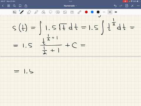 a-particle-is-moving-with-the-given-data-find-the-position-of-the-particle-vt-15-sqrtt-s25-128-54705