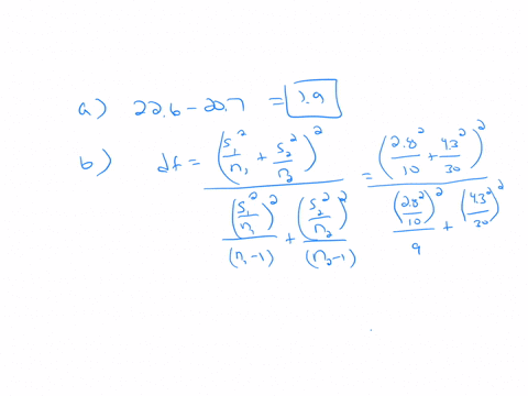 consider-the-following-results-for-independent-random-samples-taken-from-two-populations-sample-1-sample-n-10-n2-30-t1-226-12-207-81-28-82-43-a-what-is-the-point-estimate-of-the-difference-b-15985