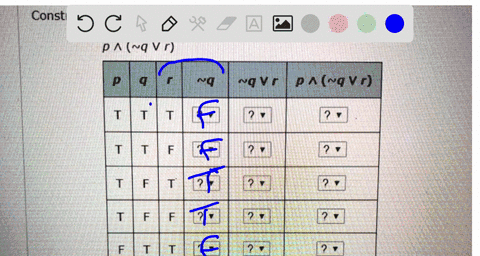 construct-a-truth-table-for-the-statement-form-p-q-vr-qvr-p-qvr-63968