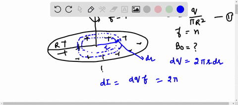 a-thin-dielectric-disk-with-radius-a-has-total-charge-q-distributed-uniformly-over-its-surface-figure-1-it-rotates-n-times-per-second-about-an-axis-perpendicular-to-the-surface-of-the-disk-a-63862