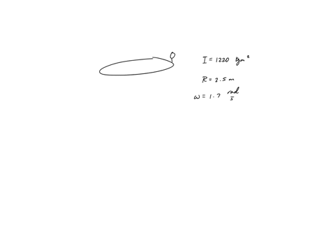 a-merry-go-round-with-a-moment-of-inertia-equal-to-1220-kgm2-and-a-radius-of-25-m-rotates-with-negligible-friction-at-170-rads-a-child-initially-standing-still-next-to-the-merry-go-round-jum-15132