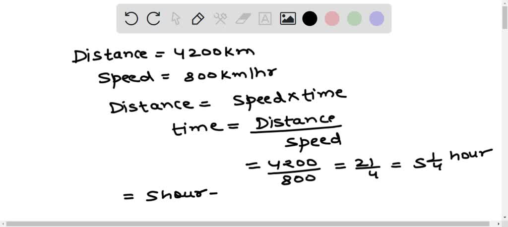 SOLVED A plane flies from NY to LA at a constant speed of 800 km