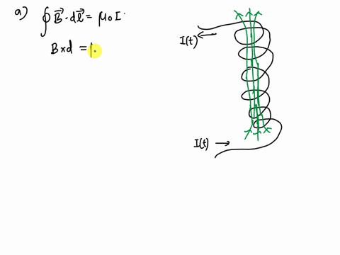 a-current-flows-counterclockwise-as-seen-from-bove-through-each-turn-of-a-long-air-core-cylindrical-shaped-solenoid-that-has-n-turns-length-h-and-radius-a-ignore-edge-effects-n-turns-each-tu-78786