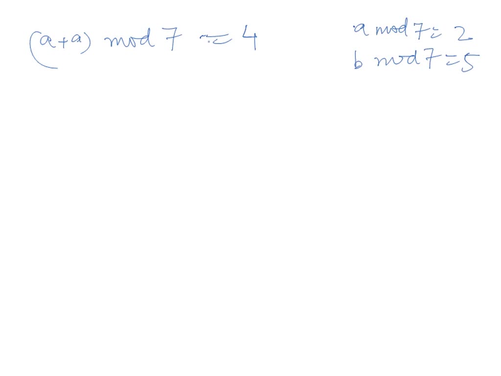 SOLVED: In VB. NET, the Mod operator performs modulus division. For ...