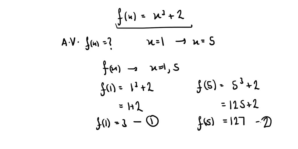 SOLVED Using Calculus Find The Average Value Of F x X 3 2 From X
