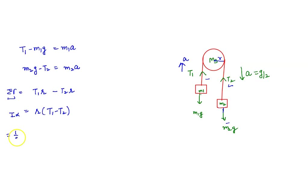 SOLVED: By means of a rope whose mass is negligible, two blocks are
