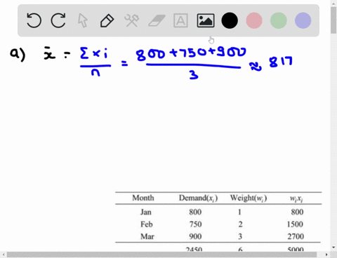 a-forecasting-technique-referred-to-as-moving-averages-uses-the-average-or-mean-of-the-most-recent-n-66856