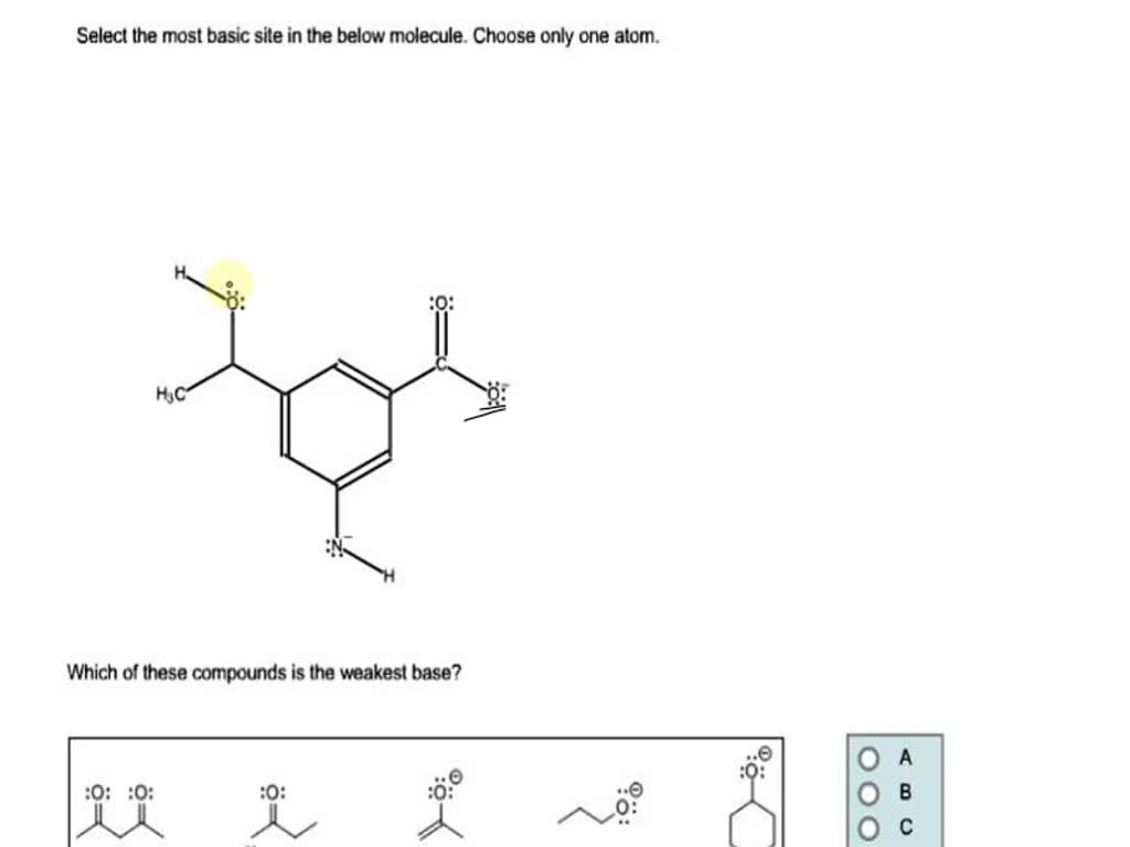 Arrange the acids shown from lowest pKa to highest pKa by clicking and