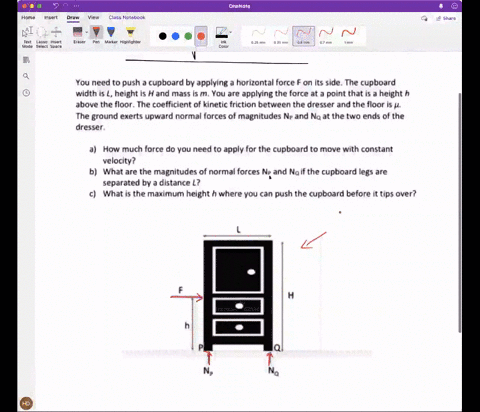 you-need-to-push-a-cupboard-by-applying-horizontal-force-f-on-its-side-the-cupboard-width-is-l-height-is-hand-mass-is-m-you-are-applying-the-force-at-a-point-that-is-a-height-h-above-the-flo-10528