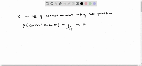 a-multiple-choice-test-has-4-potential-answers-for-each-question-suppose-the-test-has-20-questions-what-is-the-probability-that-they-guess-all-20-correct