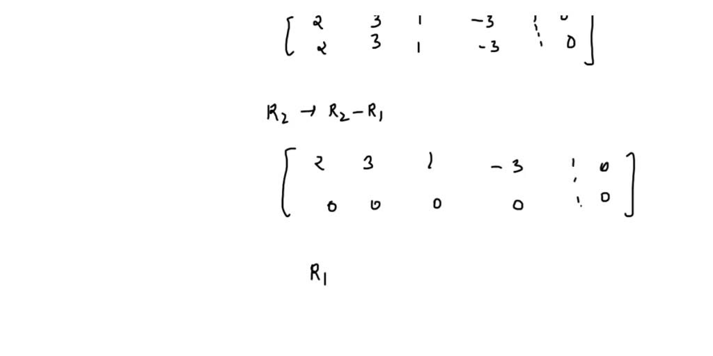 SOLVED: Find all solutions of the homogeneous system with coefficient ...