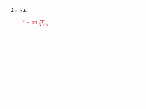 the-length-of-a-simple-pendulum-is-increased-by-a-factor-of-4-its-period-will-be-group-of-answer-choices-a-halved-b-doubled-c-unchanged-d-increased-by-a-factor-of-4-33276