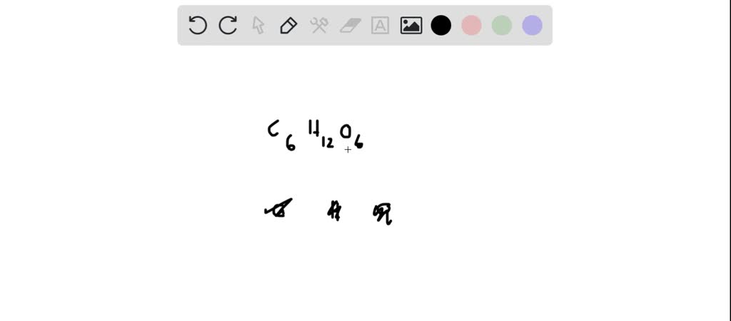 SOLVED: Glucose is made up of carbon, hydrogen, and oxygen. The ...