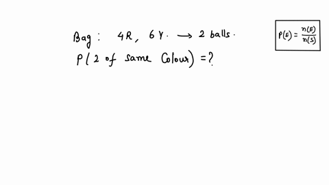 a-bag-contains-4-red-and-6-yellow-balls-two-balls-are-picked-without-replacement-at-random-what-is-the-probability-that-both-are-of-the-same-color-0-13-15-215-io-0-715-42527