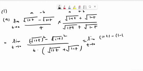 1-25-points-determine-the-following-limits-show-work-note-you-are-not-allowed-to-use-l-hopital-s-rulel-v1-7-v1-lim-lim-t4-_-16-vi-6-lim-133-32-lim-1-1-23-522-21-_-13r-24x-lim-170-52-_-462-57-38715