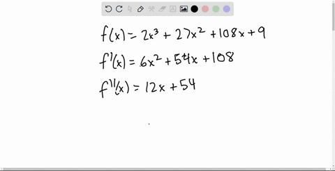 the-function-fx-2x3-27x2-108x-9-has-derivative-f-622-54x-108-fx-has-one-local-minimum-and-one-local-maximum-fx-has-a-local-minimum-at-equals-with-value-and-a-local-maximum-at-equals-with-val-36001