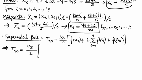 use-the-trapezoidal-rule-the-midpoint-rule-and-simpsons-rule-to-approximate-the-given-integral-with-the-specified-value-of-n-round-your-answers-to-six-decimal-places-inx-6-dx-n-10-the-trapez-98834