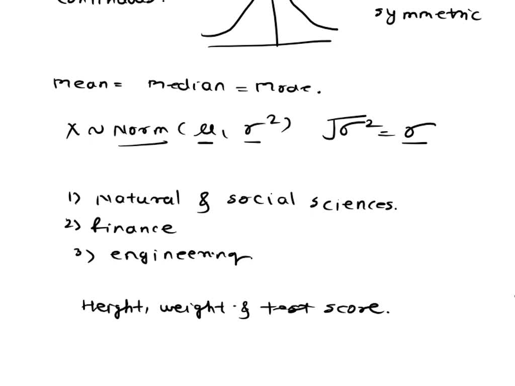 Solved what is normal distribution what information does it provide