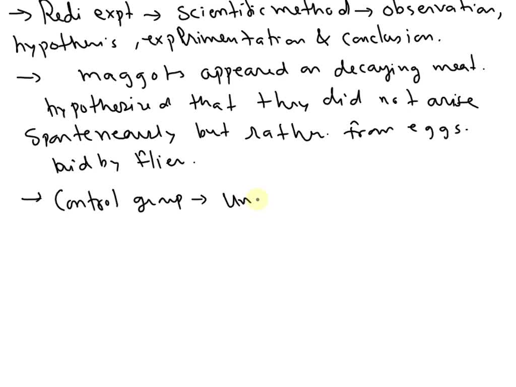 explain how redi's experiment disproved the theory of spontaneous generation