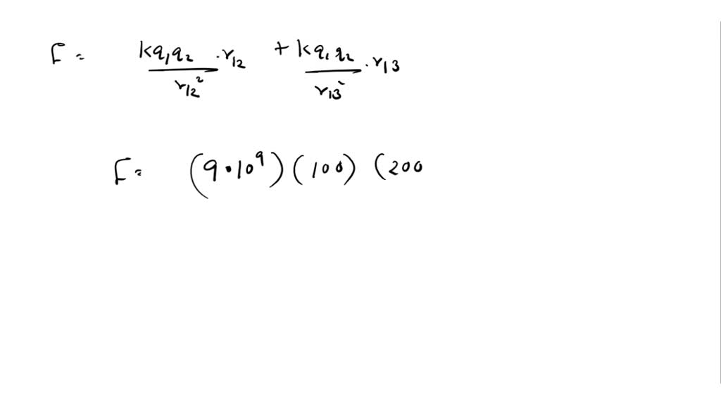 solved-a-100-uc-is-placed-at-the-origin-a-200-uc-charge-is-placed