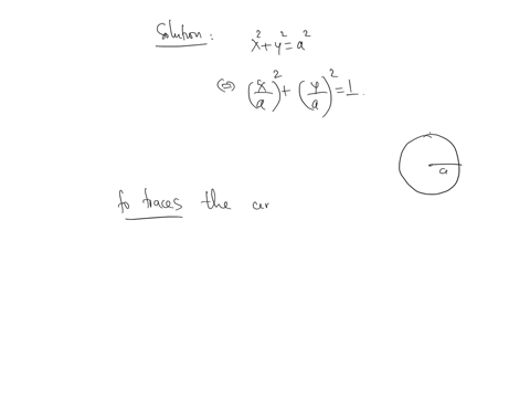 find-parametric-equations-and-a-parameter-interval-for-the-motion-of-a-particle-that-starts-at-a-0-and-traces-the-circle-x2-y2-a2-twice-clockwise-08528