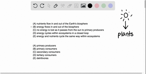 1-which-of-the-following-statements-is-true-a-nutrients-flow-in-and-out-of-the-earths-biosphere-b-energy-flows-in-and-out-of-the-biosphere-c-no-energy-is-lost-as-it-passes-from-the-sun-to-pr-73884