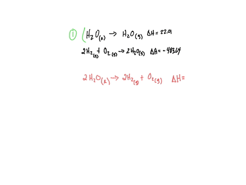 given-the-following-reactions-h2o-_-hzo-g-ah2201-kj-2-h2-g-02-2-_-2-hz0-2-ah-48364-ki-the-enthalpy-for-the-decomposition-of-liquid-water-into-gaseous-hydrogen-and-oxygen-2h2o-2h2-g-02-g-3956-94975
