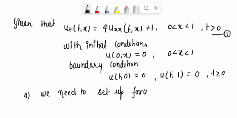 112-heat-equation-let-utsatisfy-the-equation-uttx4uxxtx1-0x1t0-with-initial-condition-u0x0-ix0-and-boundary-conditions-ut00t10-t0-this-equation-describes-the-temperature-in-a-rod-the-rod-ini-94239