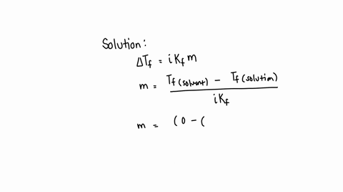 how-many-moles-of-ethylene-glycol-must-be-dissolved-in-500-g-of-water-to-lower-the-freezing-point-to-500-c-kf-water-186-om