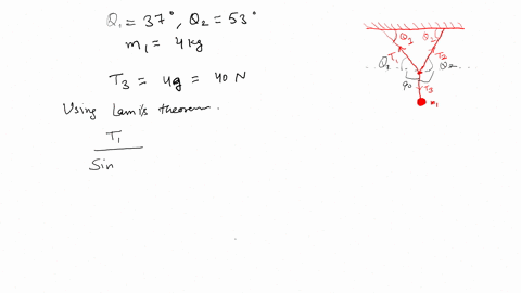 the-figure-below-shows-loads-hanging-from-the-ceiling-of-an-elevator-that-is-moving-at-constant-velocity-find-the-tension-in-each-of-the-three-strands-of-cord-supporting-each-load-given-that-92853