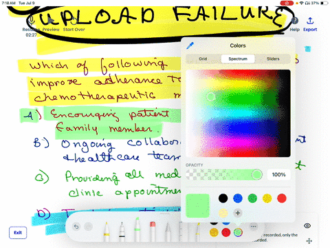 which-of-the-following-actions-is-most-likely-to-improve-adherence-to-oral-chemotherapeutic-medication-a-encouraging-the-patient-to-move-in-with-a-family-member-b-ongoing-collaboration-between-the-pat