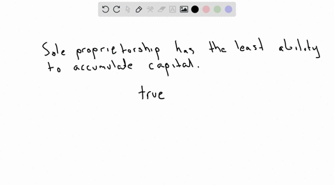 the-sole-proprietorship-is-the-form-of-ownership-with-the-least-ability-to-accumulate-capital-false-true-53527