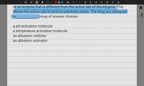 many-of-the-drugs-used-in-medicine-modify-the-actions-of-enzymes-or-other-molecules-by-binding-to-either-the-active-site-of-the-enzyme-or-to-a-site-different-from-the-active-site-the-drugs-that-bind-t