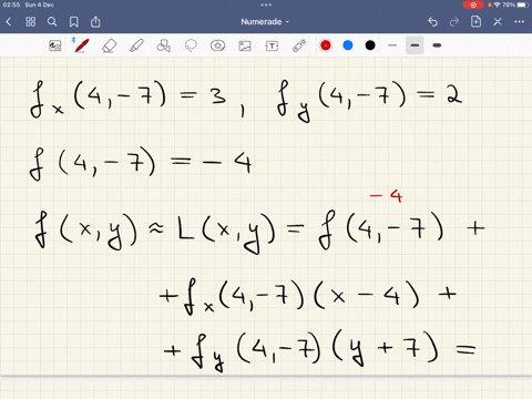 1point-suppose-that-fzy-is-a-differentiable-function-and-ihat-its-partial-derivatives-have-the-values-f4-7-3-ard-fv4-2-given-that-f4-4-use-this-information-t0-estimate-the-following-values-e-04175