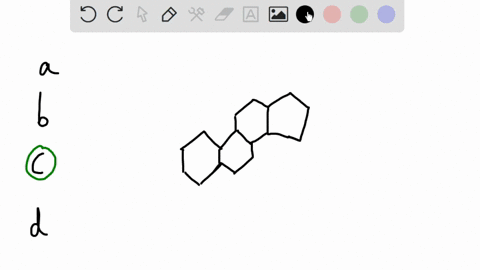 what-type-of-molecule-is-represented-by-the-model-below-a-molecule-made-up-of-four-carbon-rings-with-other-atoms-bonded-to-those-rings-fat-carbohydrate-steroid-protein-19242