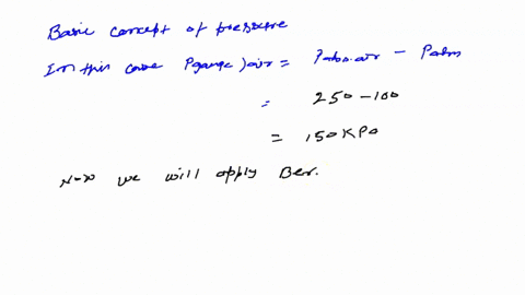 a-pressurized-tank-of-water-has-a-10-cm-diameter-orifice-at-the-bottom-where-water-discharges-to-the-atmosphere-the-water-level-is-25-m-above-the-outlet-the-tank-air-pressure-above-the-water-68048