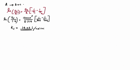 the-gas-phase-reaction-a-b-c-is-to-be-carried-out-isothermally-at-900-k-and-at-5-atm-in-a-tubular-reactor-its-required-to-produce-25m3day-of-cthe-reaction-is-irreversible-and-2nd-order-overa-36475