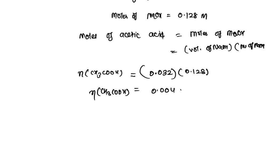 A 30.84 cm3 volume of 0.128 M NaOH is required to reach the