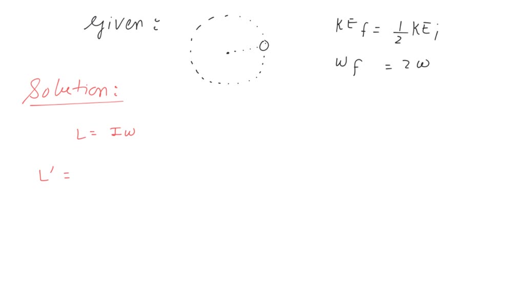 Solved A Particle Performing Uniform Circular Motion Has Angular Frequency Is Doubled And Its