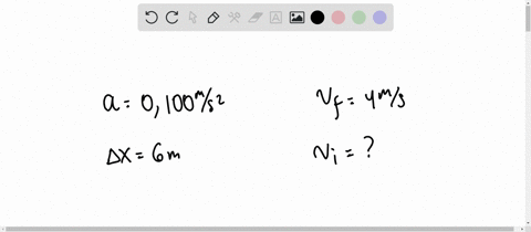 a-ball-rolls-across-a-floor-with-an-acceleration-of-0100-ms2-in-a-direction-opposite-to-its-velocity-the-ball-has-a-velocity-of-400-ms-after-rolling-a-distance-600-m-across-the-floor-what-wa-23687
